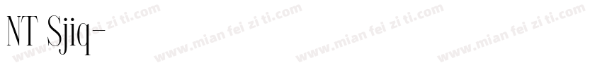 NT Sjiq字体转换
